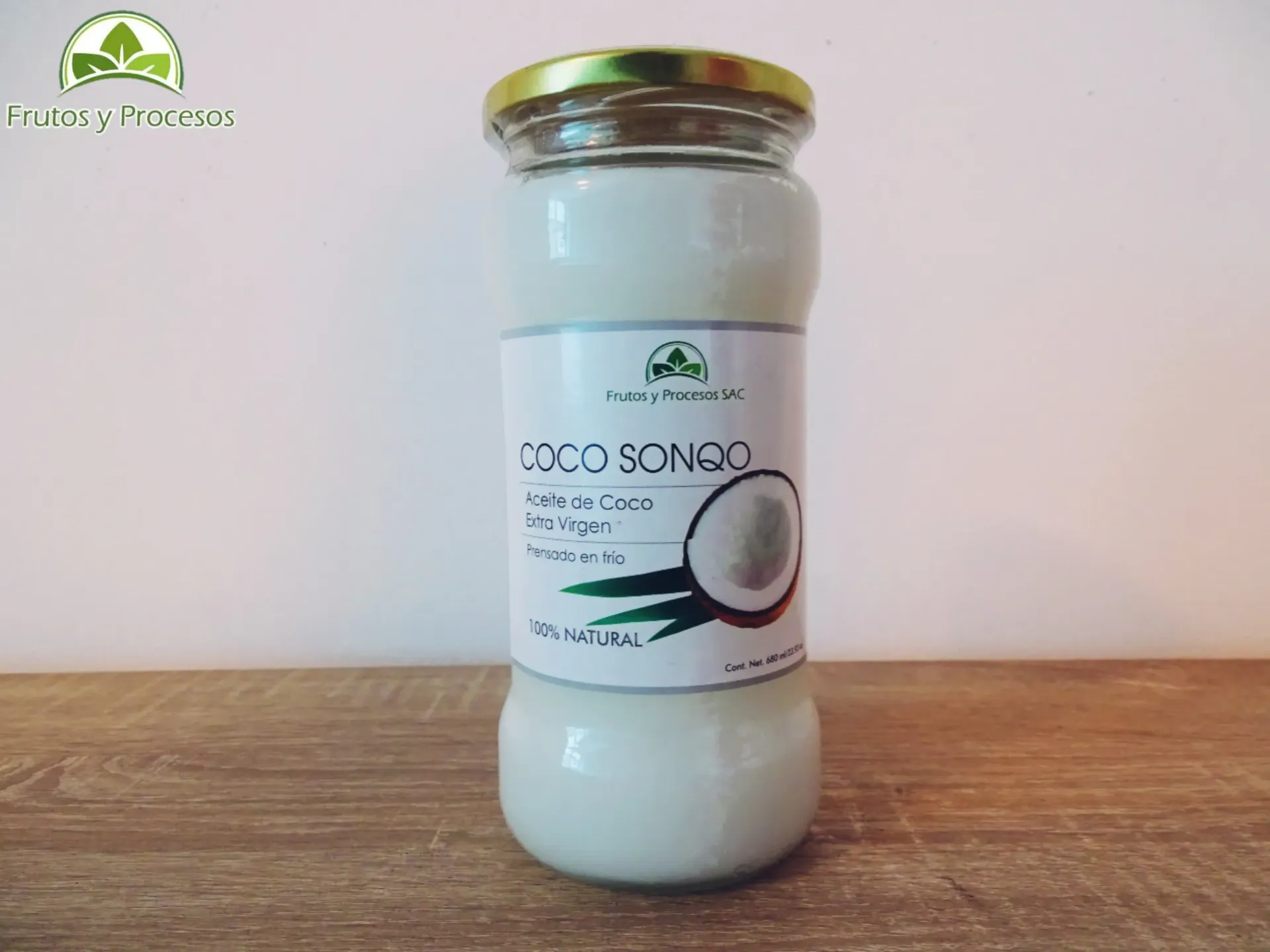 [PD00002] Aceite de coco COCO SONQO extra virgen  680ml.