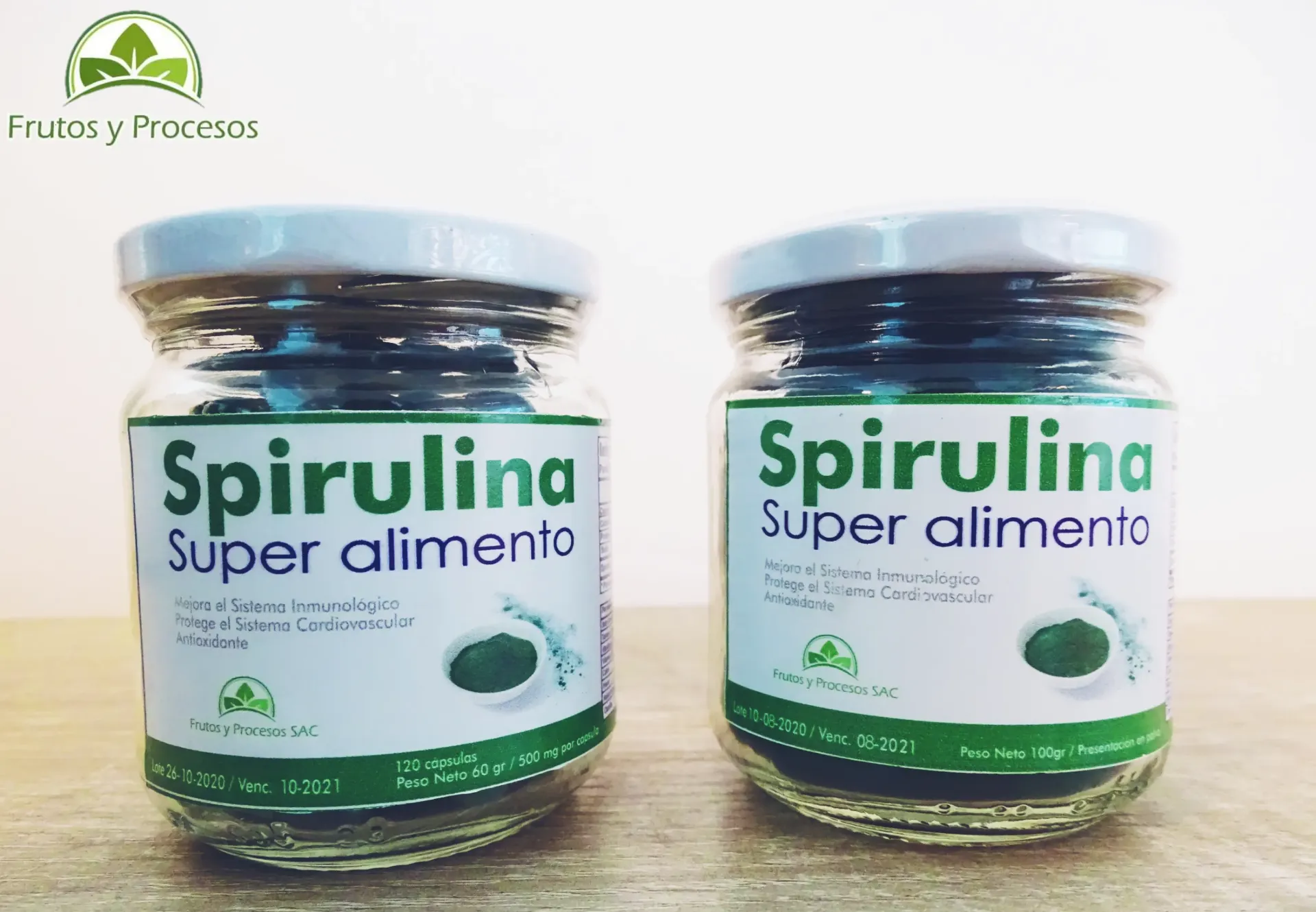 [PD00022] Cápsulas de Spirulina  120cap