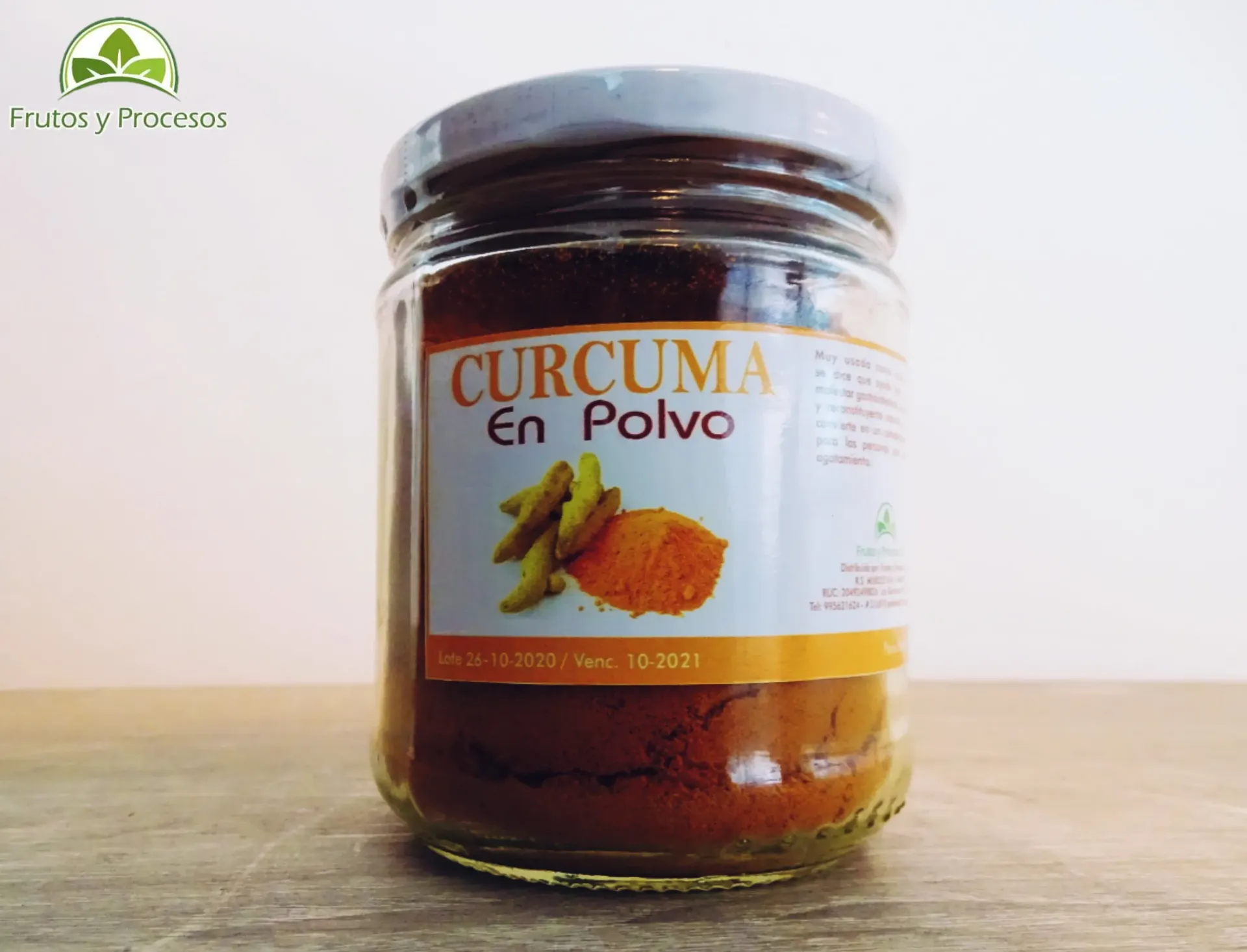 [PD00052] Cúrcuma en polvo 180gr. (Exonerado)
