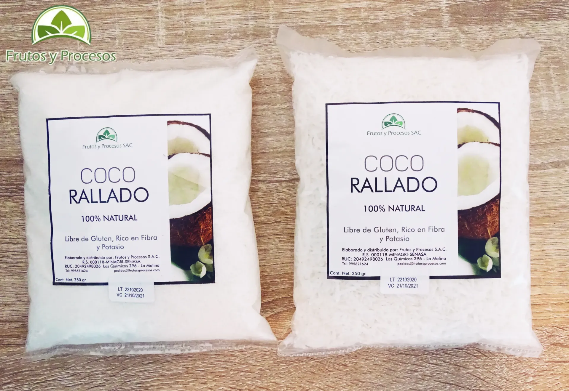 [PD00067] Coco rallado hebra mediana 250gr. (Exonerado)