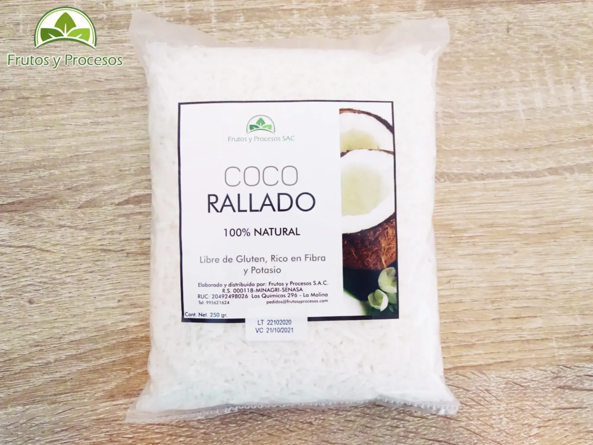 [PD00141] Coco rallado hebra larga 1 kg. (Exonerado)