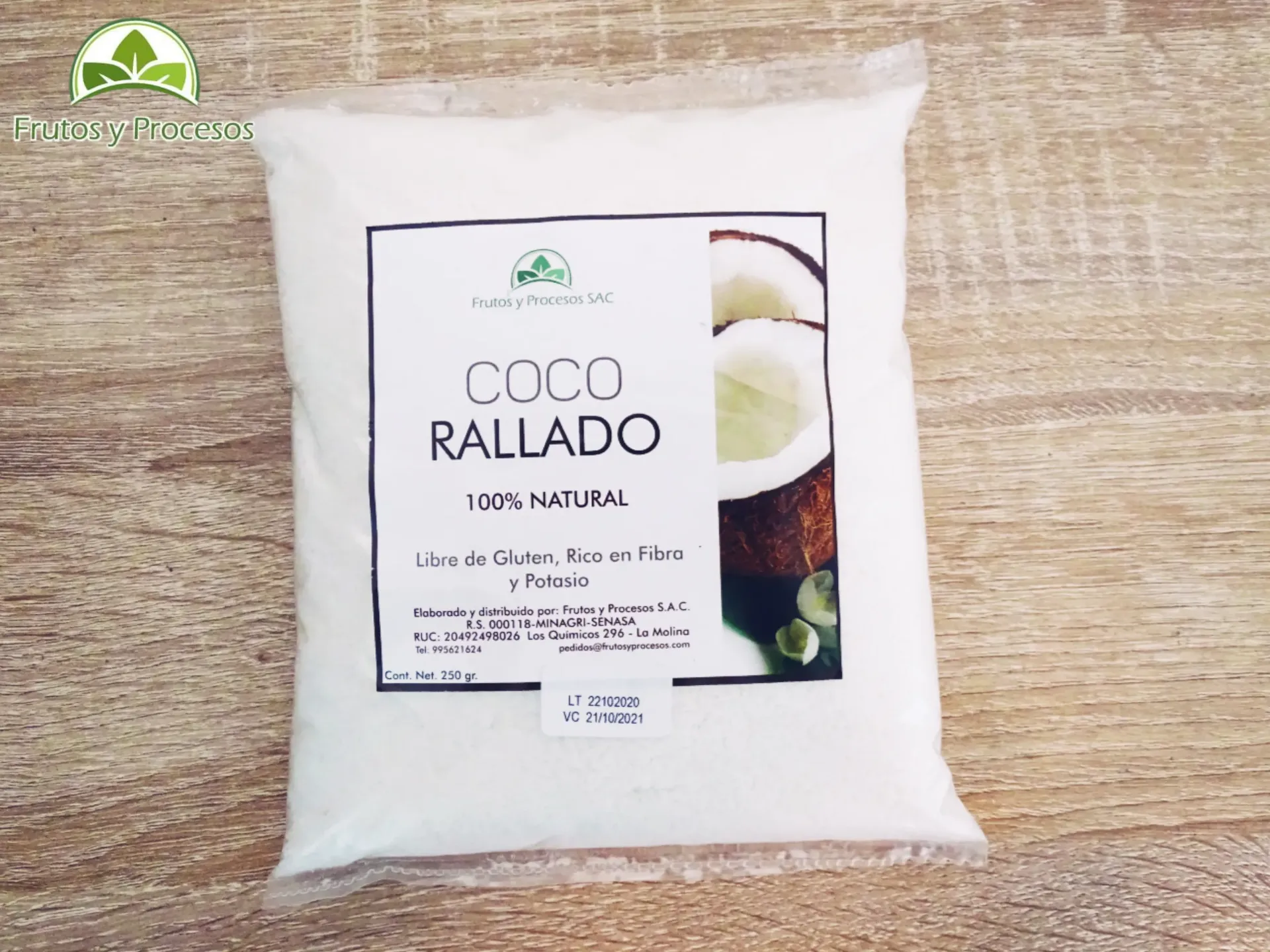 [PD00142] Coco rallado fino 1 kg (Exonerado)